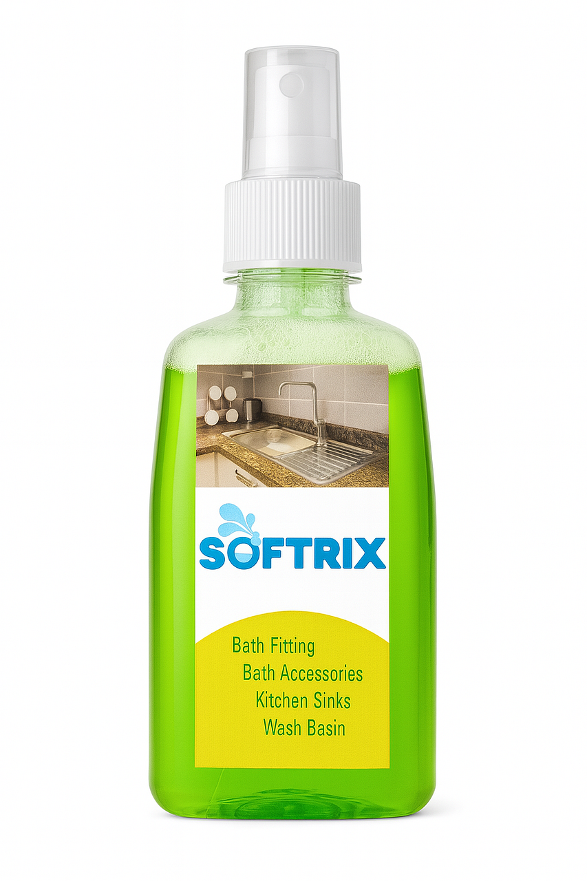 Softrix Universal Shower & Tap Water Filter Combo with Comb & Hard Water Stain Remover